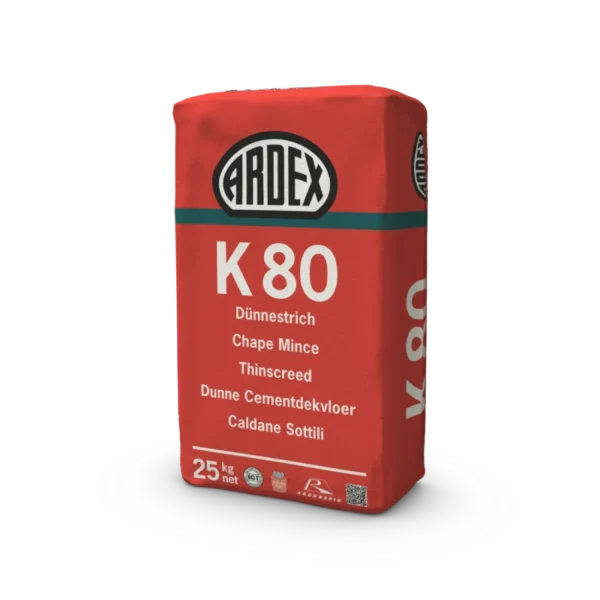 decorative finishing selflevelling coating white ardex k80 close up1