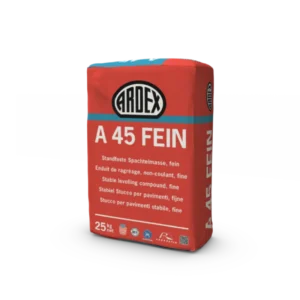 subfloor preparation repair mortars monocomponent grey ardex a45 fine close up1
